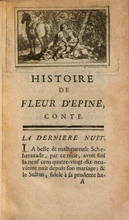 Histoire de fleur d'epine