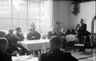 Freudenstadt: Kurhaus; Pressekonferenz im kleinen Kursaal