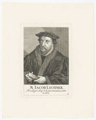 Bildnis des Iacob Lechner