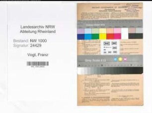Entnazifizierung Franz Vogt, geb. 22.05.1912 (Angest.)