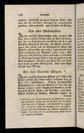 238-249, Eyd eines Pfechtmeisters; ...