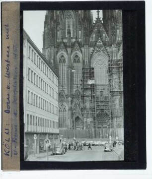 Köln, Dom : Ansicht von W, Westfassade