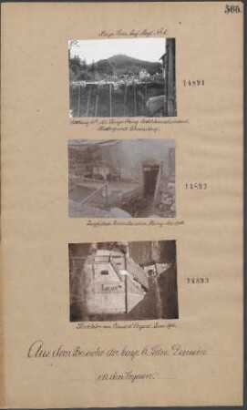 Zugführer- Unterstand in Faing Mai 1916
