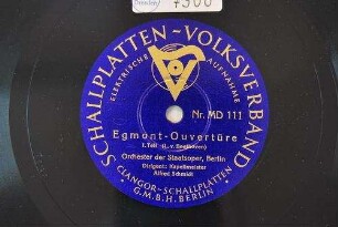 Egmont-Ouvertüre : 1. Teil; 2. Teil / (L. v. Beethoven)