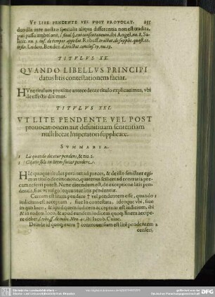 Titulus XX. Quando Libellus Principi darus litis contestationem faciat
