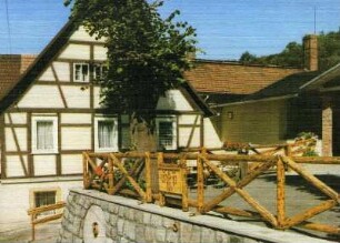 Klipphausen. Neudeckmühle im Saubachtal, Ansichtskarte, color