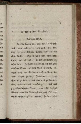 Dreißigstes Kapitel