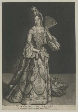 Bildnis der Augusta, Com. Hohenloh.