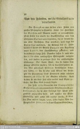 Von den Fabriken, welche Metallproducte verarbeiten