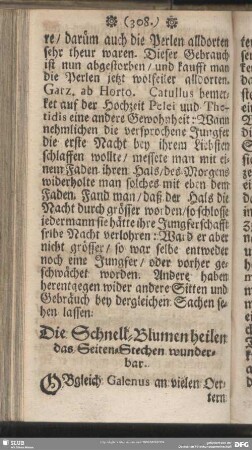 Die Schnelk-Blumen heilen das Seiten-Stechen wunderbar