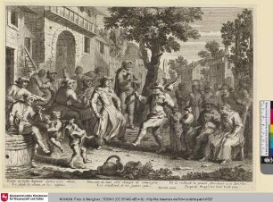 [Volksbelustigung auf dem Marktplatz]