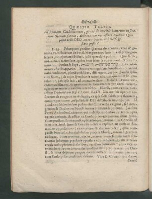 Quaestio Tertia.
