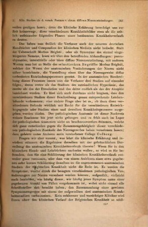 Klinische Studien über die verschiedenen Formen von chronischen diffusen Nierenentzündungen