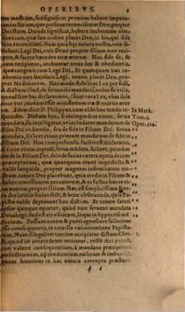 Argvmentorvm Et Obiectionvm, De praecipuis articulis doctrinae Christianae, cum Responsionibvs, quae passim extant in scriptis Reuerendi viri Domini Philippi Melanohthonis, Pars ...., 5