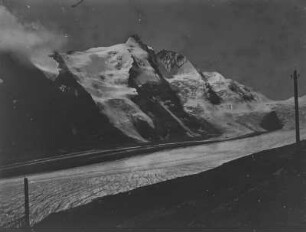 Die Pasterze : Der Großglockner und der Gletscher Pasterze.