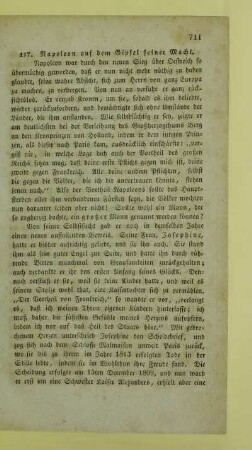 117. Napoleon auf dem Gipfel seiner Macht