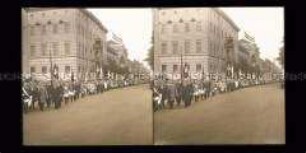 Festzug der Studenten, Pariser Platz, Unter den Linden, Berlin