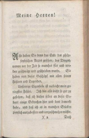 Meine Herren!