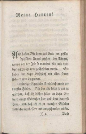 Meine Herren!