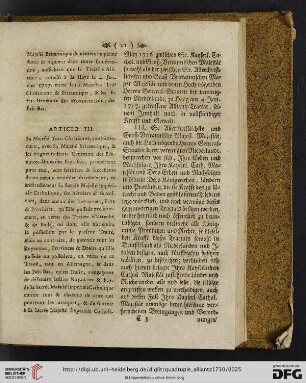 Article III