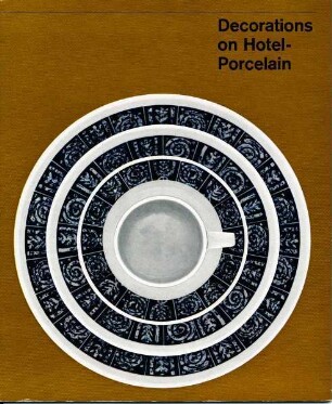 Firmenbroschüre "Decorations on Hotel-Porcelain"