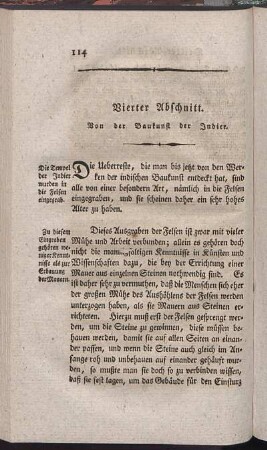 Vierter Abschnitt. Von der Baukunst der Indier.