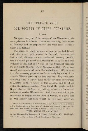 50-55, The operations of our society in other countries