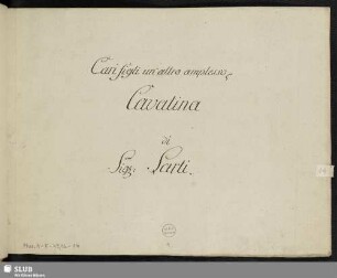 Giulio Sabino. Excerpts - Mus.1-F-49,16-14 : V, orch