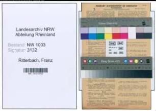 Entnazifizierung Franz Ritterbach , geb. 30.09.1911 (Kaufm.Angestellter)