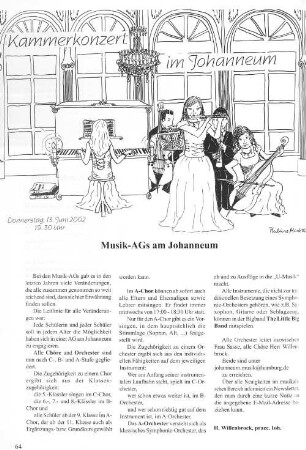 Musik-AGs am Johanneum