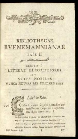 Classis I Literae Elegantiores Et Artes Nobiles Musica Pictura Ars Militaris Etcet