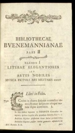 Classis I Literae Elegantiores Et Artes Nobiles Musica Pictura Ars Militaris Etcet