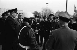Besuch von Polizeibeamten aus Nancy bei der Karlsruher Polizei.
