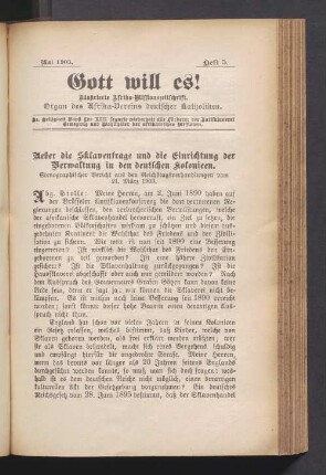Mai 1903. Heft 5