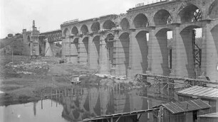 Bietigheim Enzviadukt Instandsetzung Behelfsbrücke zerstörte Brückenfelder