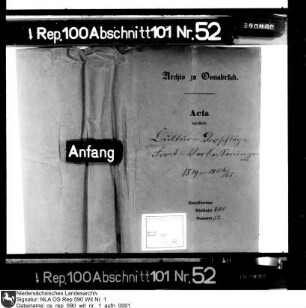 Betriebsjahre 1851/52 - 1857/58