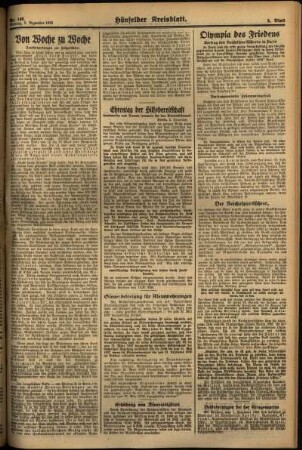 Zweite Ausgabe vom Montag, den 02. Dezember 1935.