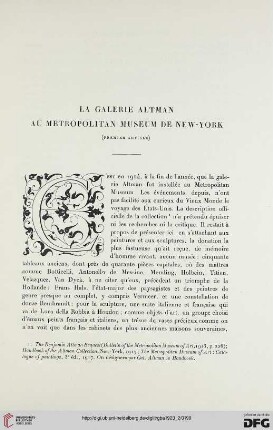 5. Pér. 8.1923: La galerie Altman au Metropolitan Museum de New-York, [1]
