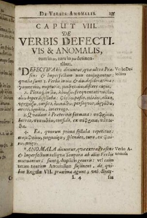 Caput VIII. De Verbis Defectivis & Anomalis [...]