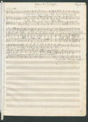 Gebet in der Christnacht; V, pf; B-Dur; H 63