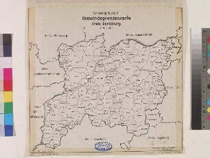 Schleswig-Holstein Gemeindegrenzenkarte Kreis Rendsburg