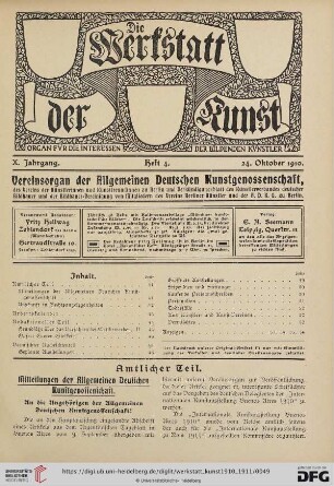 Heft 4 (24. Oktober 1910)