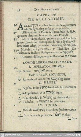 Caput IV. De Accentibus