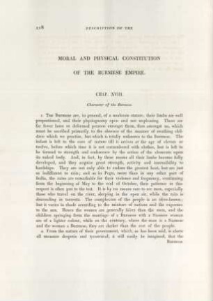 Moral and physical constitution of the Burmese Empire