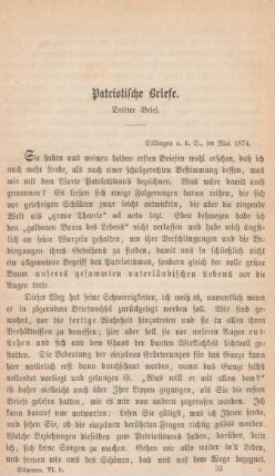 497-511 Patriotische Briefe : dritter Brief
