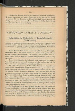 Neunundzwanzigste Vorlesung.