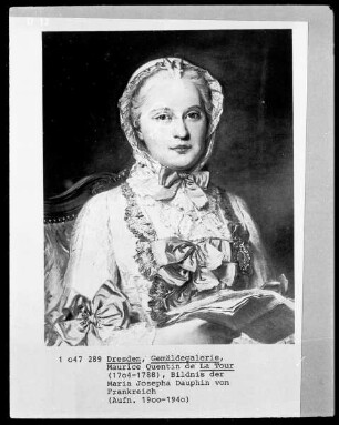 Bildnis der Maria Josepha Dauphine von Frankreich