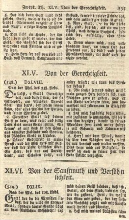 XLVI. Von der Sanftmuth und Versöhnlichkeit.
