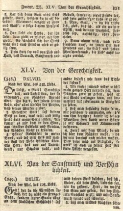 XLVI. Von der Sanftmuth und Versöhnlichkeit.