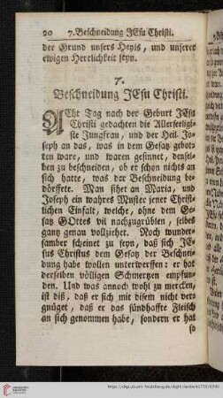 7. Beschneidung Jesu Christi